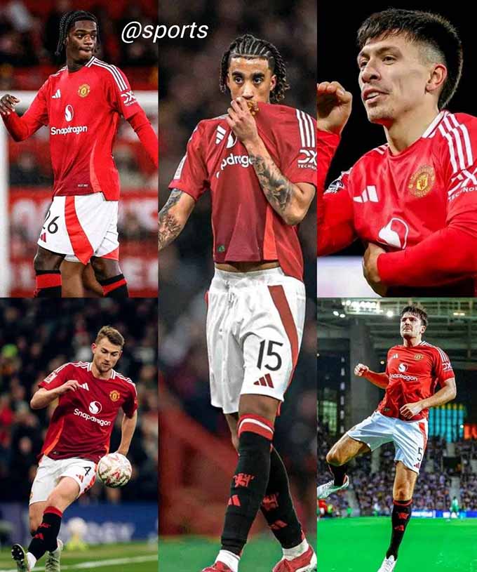 Dàn hậu vệ của MU, ngoại trừ Licha, tất cả đều "hiền" quá!