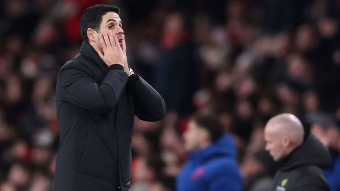 Arteta dường như đang không có nhiều ý tưởng để giúp Arsenal đối đầu với các đối thủ khó chơi