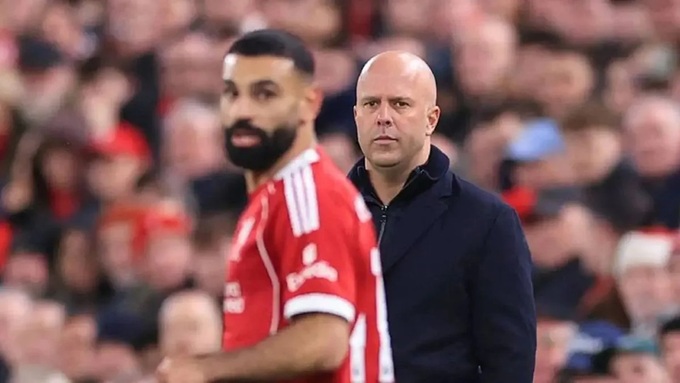 Hình ảnh của Mohamed Salah ngày càng nhạt nhòa trong mắt HLV Arne Slot của Liverpool