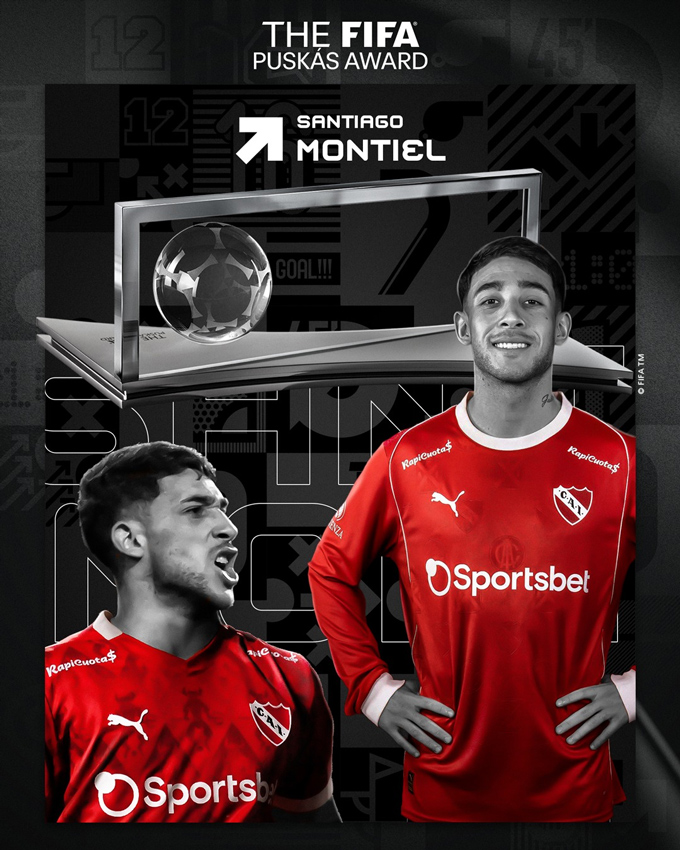Santiago Montiel giành giải Puskas 2025