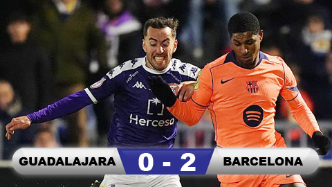  Kết quả Guadalajara 0-2 Barca: Nhà Vua thắng nhọc