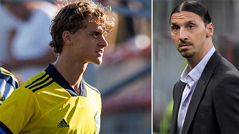  Milan điền tên con trai Ibrahimovic vào danh sách dự Siêu Cúp Ý