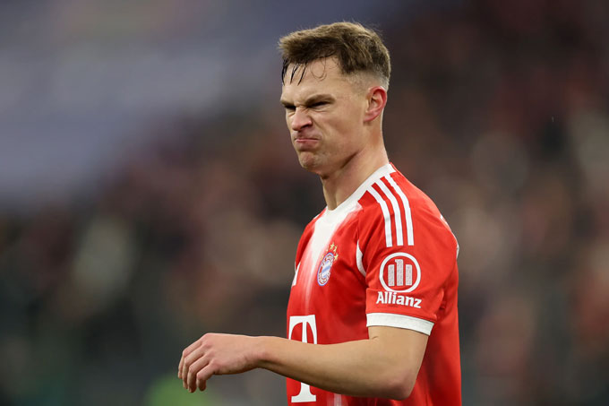 Kimmich bị đau và khó lòng góp mặt ở trận Heidenheim