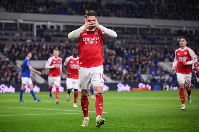 Gyokeres ghi bàn duy nhất từ chấm phạt đền giúp Arsenal vượt qua Everton