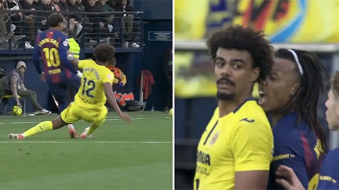  Lamine Yamal may mắn thoát chấn thương sau pha vào bóng kinh hoàng của đối thủ