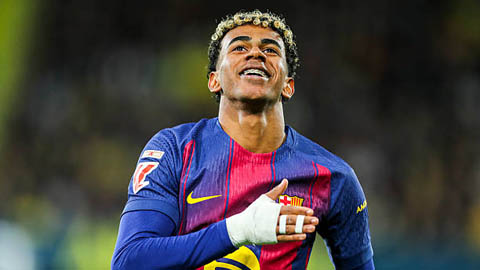  Lamine Yamal với màn trình diễn điểm 9 trước Villarreal, 'ăn đứt' Quả bóng Vàng 2025