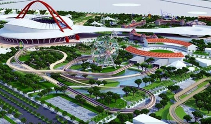 Phối cảnh Sân vận động Rạch Chiếc  