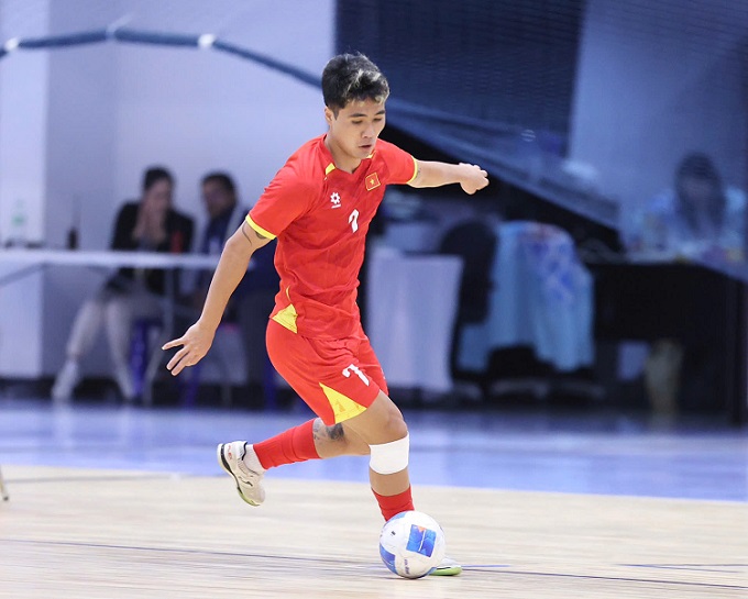 ĐT futsal Việt Nam đã giành vé dự VCK. Ảnh: Đức Cường 