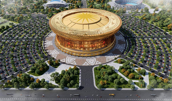 Dự án "siêu" sân vận động Trống Đồng đã được khởi công 