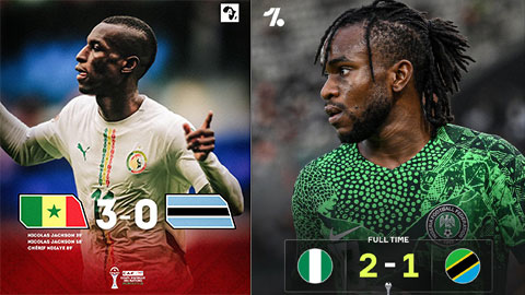  Vòng bảng AFCON 2025: Senegal thắng đậm, Nigeria thắng nhọc
