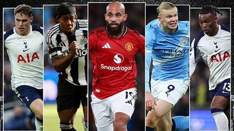  Top 10 'ma tốc độ' Premier League 2025/26: Haaland và Van de Ven vắng mặt!