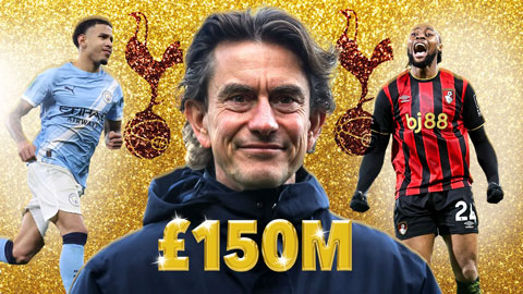  Tottenham lên kế hoạch mua sắm 150 triệu bảng trong tháng 1