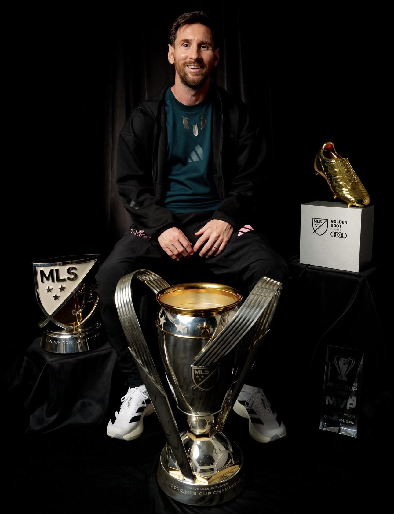 Messi đã có năm 2025 vô cùng đáng nhớ với Inter Miami