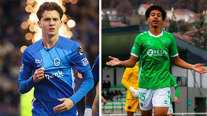 Hai mục tiêu trong tầm ngắm của Chelsea gồm Karetsas (trái) và N’Guessan