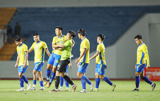 Đội bóng trẻ Hà Nội vừa tham dự giải giao hữu tại Thái Nguyên. Ảnh: Minh Dân 