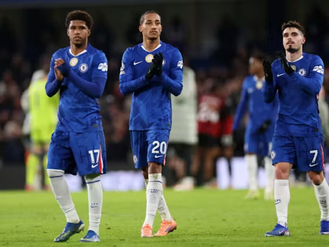 Nỗi thất vọng của các cầu thủ Chelsea