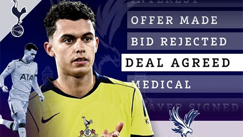  Tottenham đồng ý bán Brennan Johnson cho Crystal Palace với giá 35 triệu bảng