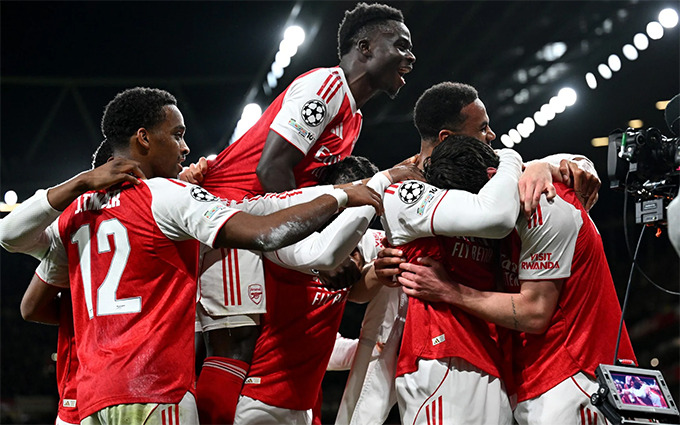 Arsenal đang là đội bóng mạnh nhất châu Âu