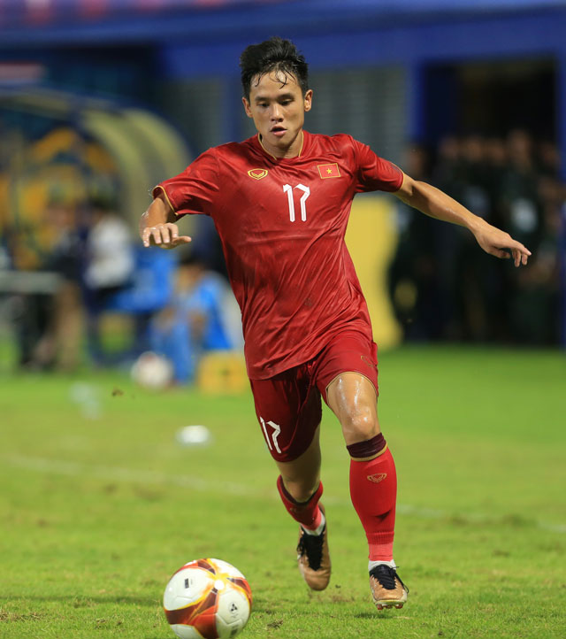 Võ Minh Trọng từng là hậu vệ trái số 1 ĐT Việt Nam dưới thời HLV Troussier - Ảnh: Đức Cường 