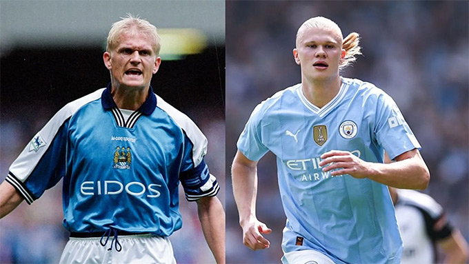 Cha con nhà Haaland đều ghi dấu ấn ở Ngoại hạng Anh