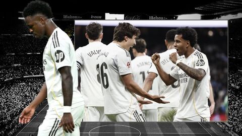  Vinicius lạc lõng trong 'đại tiệc 5 sao' của Real Madrid