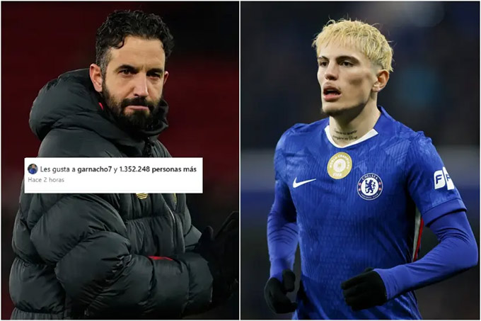 Garnacho hả hê khi Amorim bị sa thải