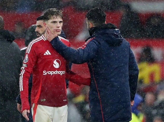 Mối quan hệ Amorim - Garnacho không thể hàn gắn giai đoạn cuối mùa trước