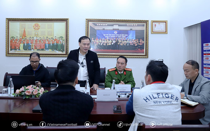 Ban Phòng, Chống tiêu cực trong bóng đá Liên đoàn Bóng đá Việt Nam làm việc với các đội U19 liên quan đến hành vi thi đấu thiếu tích cực