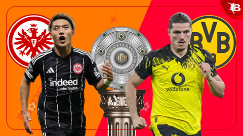  Nhận định bóng đá Frankfurt vs Dortmund, 02h30 ngày 10/1: Bất phân thắng bại