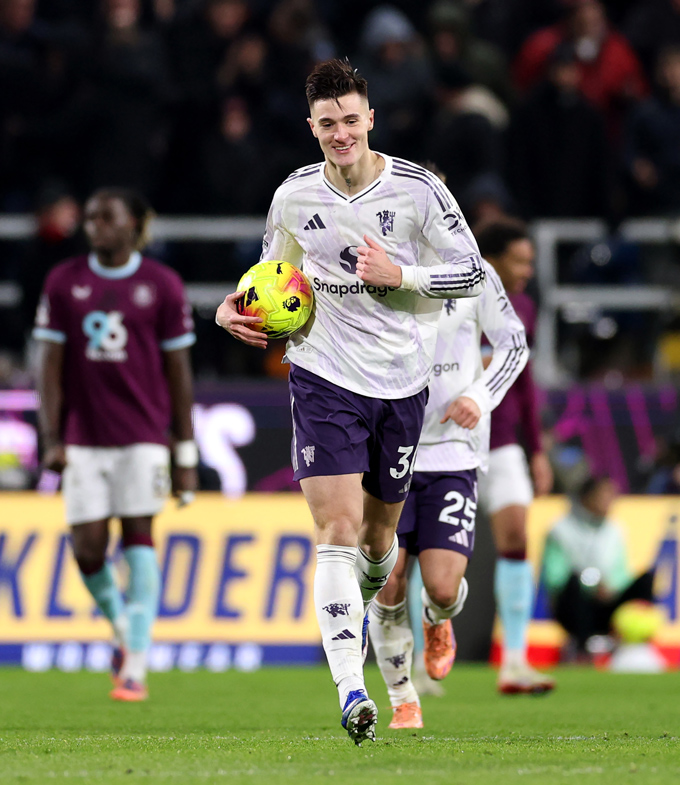 Sesko là cầu thủ MU được chấm điểm cao nhất ở trận hòa Burnley