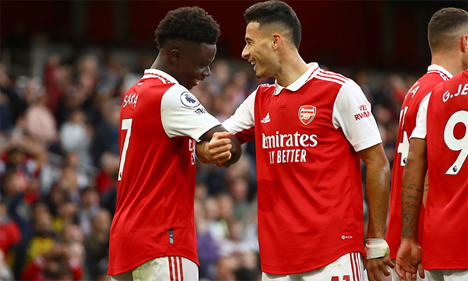Saka và Martinelli có thể tạo nên khác biệt cho Arsenal trước Liverpool rạng sáng ngày mai