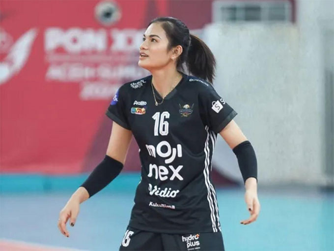 Như Quỳnh ghi được 12 điểm ở trận đấu vừa rồi