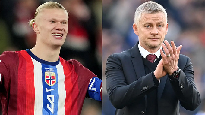 Haaland luôn ghi nhớ công của Solskjaer trong việc giúp anh trưởng thành