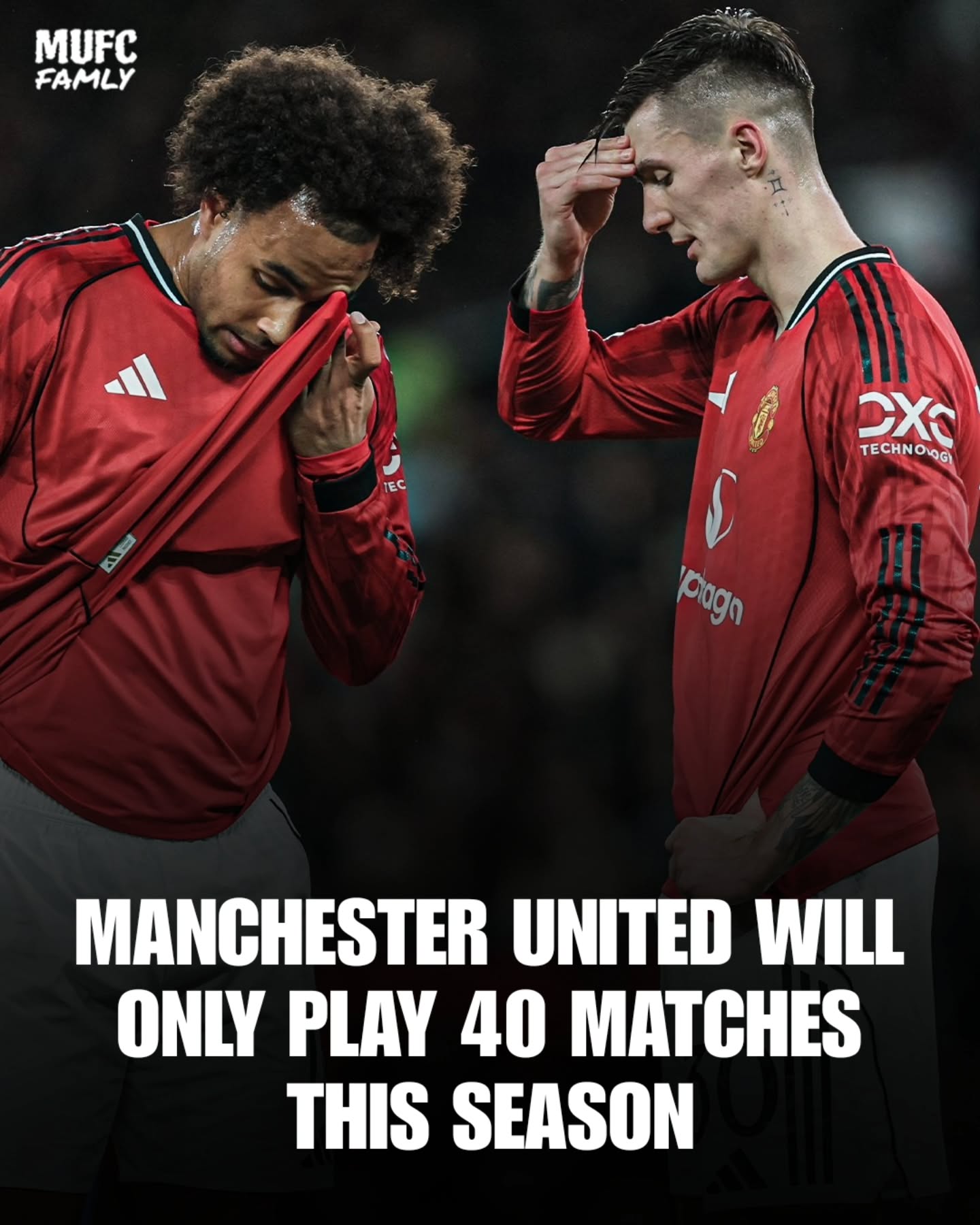 MU sẽ chỉ thi đấu 40 trận ở mùa này
