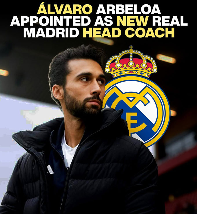 Arbeloa vừa được bổ nhiệm dẫn dắt Real Madrid