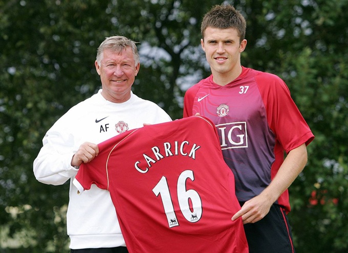 Sir Alex sử dụng Carrick rất hạn chế trong những năm đầu