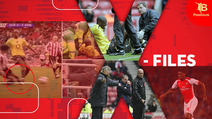 Sự nghiệp của Abou Diaby lụi tàn sau một chấn thương khi thi đấu cho Arsenal