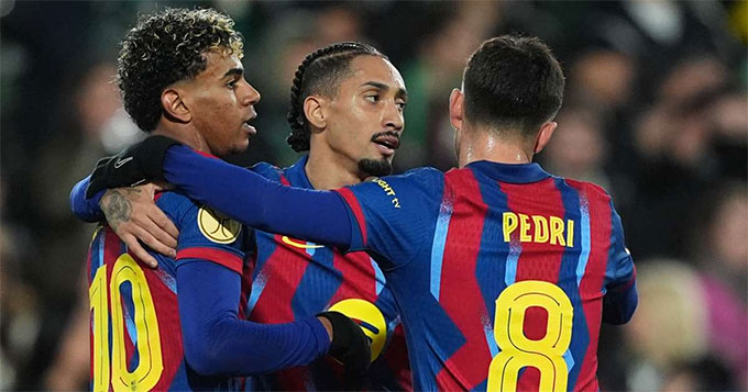 Barca đã ghi tên mình vào vòng đấu tiếp theo