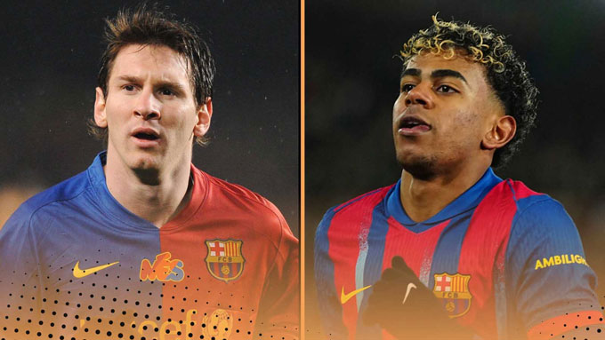 Messi cần ít trận hơn Yamal để cán mốc 80 lần góp công vào bàn thắng cho Barca