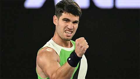  Alcaraz khởi đầu hoàn hảo tại Australian Open