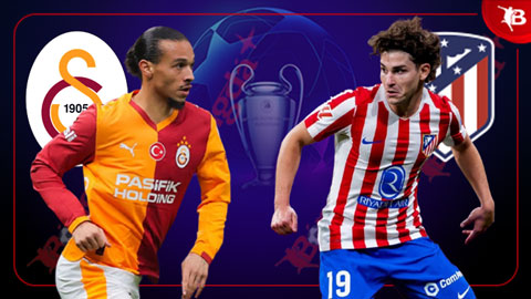  Nhận định bóng đá Galatasaray vs Atletico, 00h45 ngày 22/1: Tin vào đội khách!
