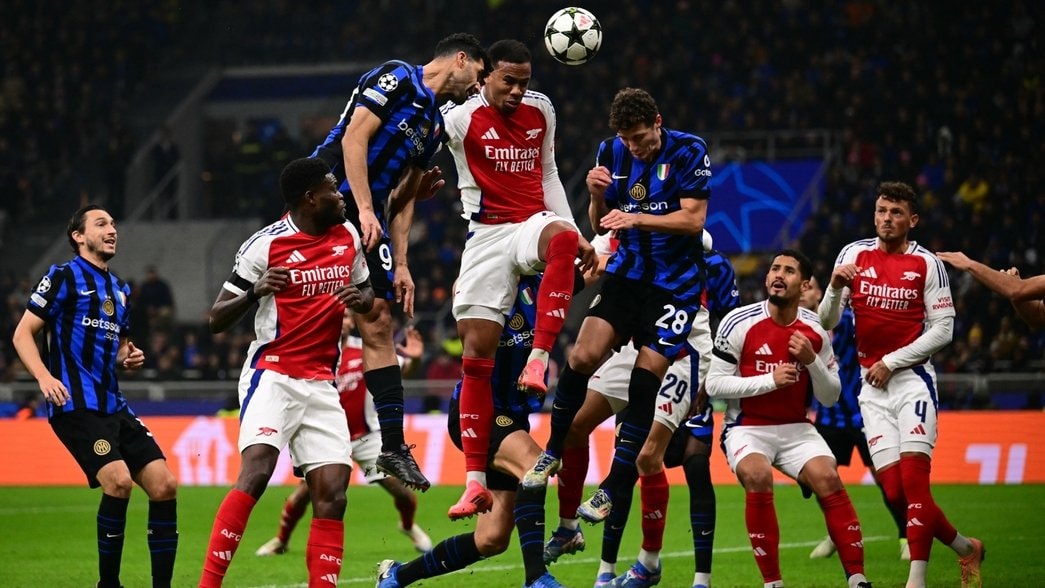 Inter đã đánh bại Arsenal tới 3 trong 4 lần gặp nhau tại Champions League