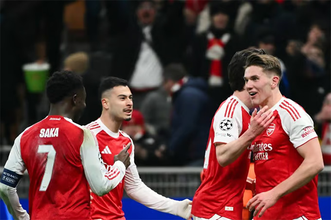 Anh giúp Arsenal khép lại ngày thi đấu hoàn hảo tại Inter