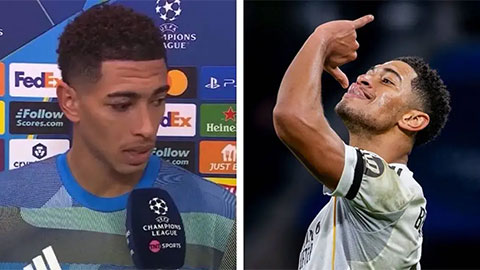  Bellingham giải mã động tác ăn mừng kiểu ‘cạn ly’