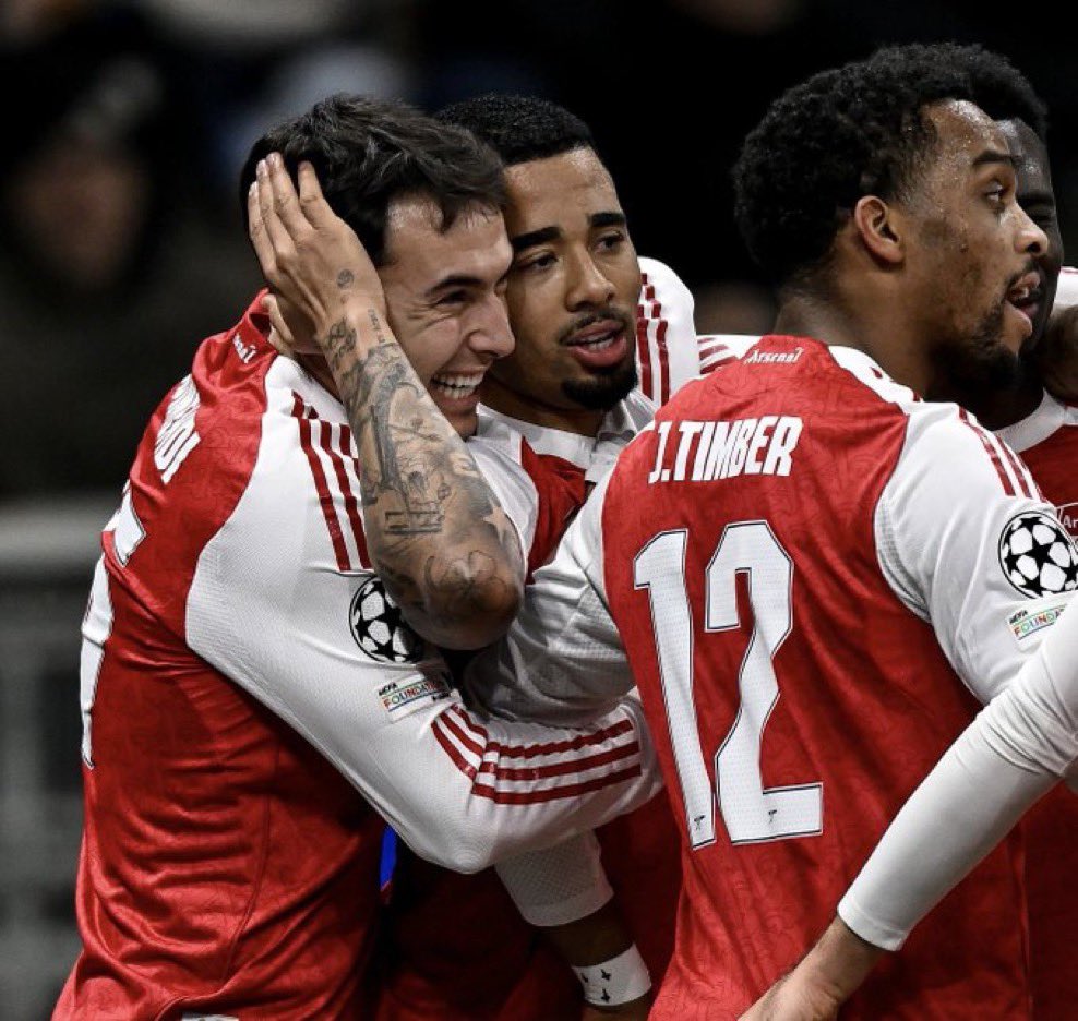 Arsenal đang là lá cờ đầu của Champions League 2025/26