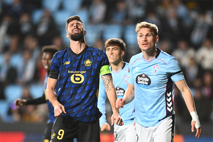 Giroud tiếc nuối vì đội nhà thua Celta Vigo