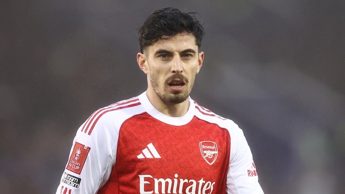 Tiền đạo Kai Havertz đã trở lại đội hình Arsenal sau nhiều tháng dưỡng thương