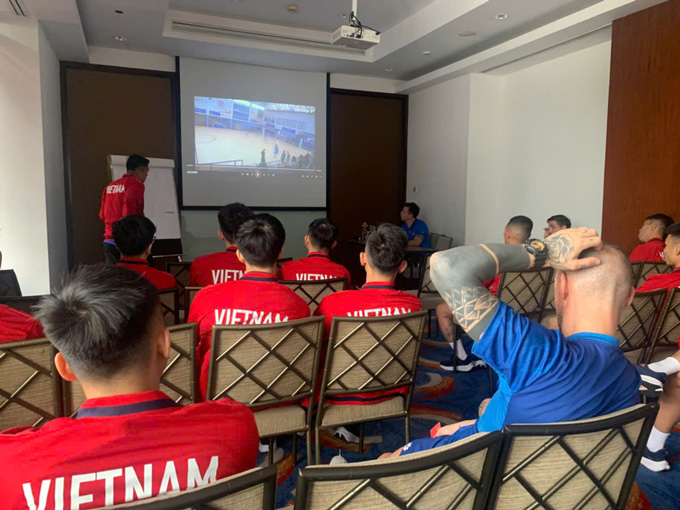 Cả đội đã có sự chuẩn bị rất kỹ cho giải đấu. Ảnh - Phan Hồng