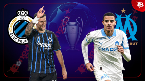  Nhận định bóng đá Club Brugge vs Marseille, 03h00 ngày 29/1: Chờ mưa bàn thắng
