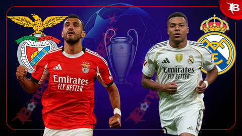  Nhận định bóng đá Benfica vs Real Madrid, 03h00 ngày 29/1: Thắng đậm ở Lisbon!